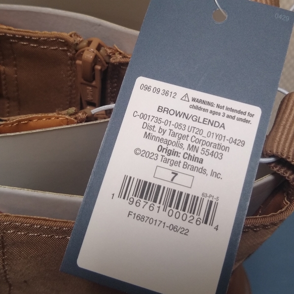 Universal Thread Glenda Hiking Boots Women’s Size 7 Brown Memory Foam - Picture 6 of 9